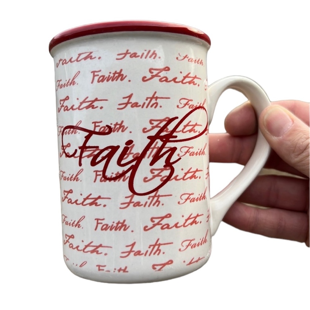 Gibson Inspirational Words FAITH Coffee Mug 14oz